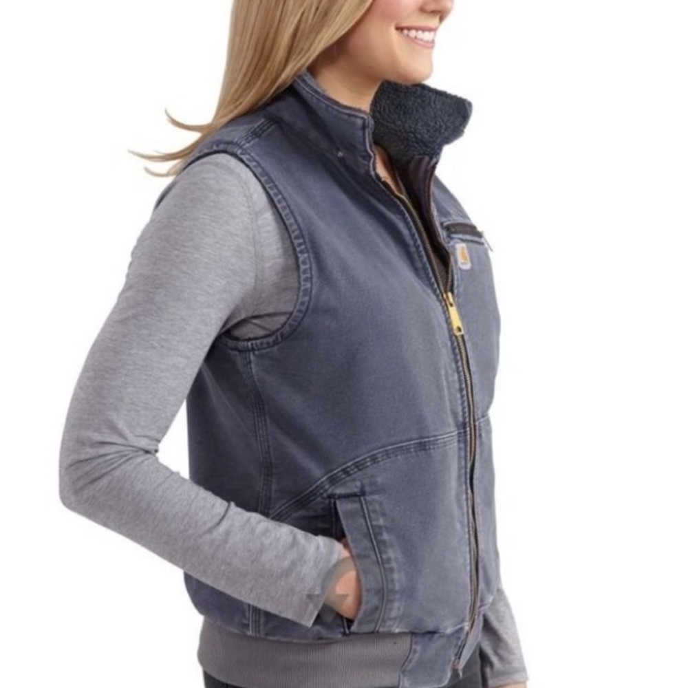 Carhartt Blue Stone Wildwood Vest View 5